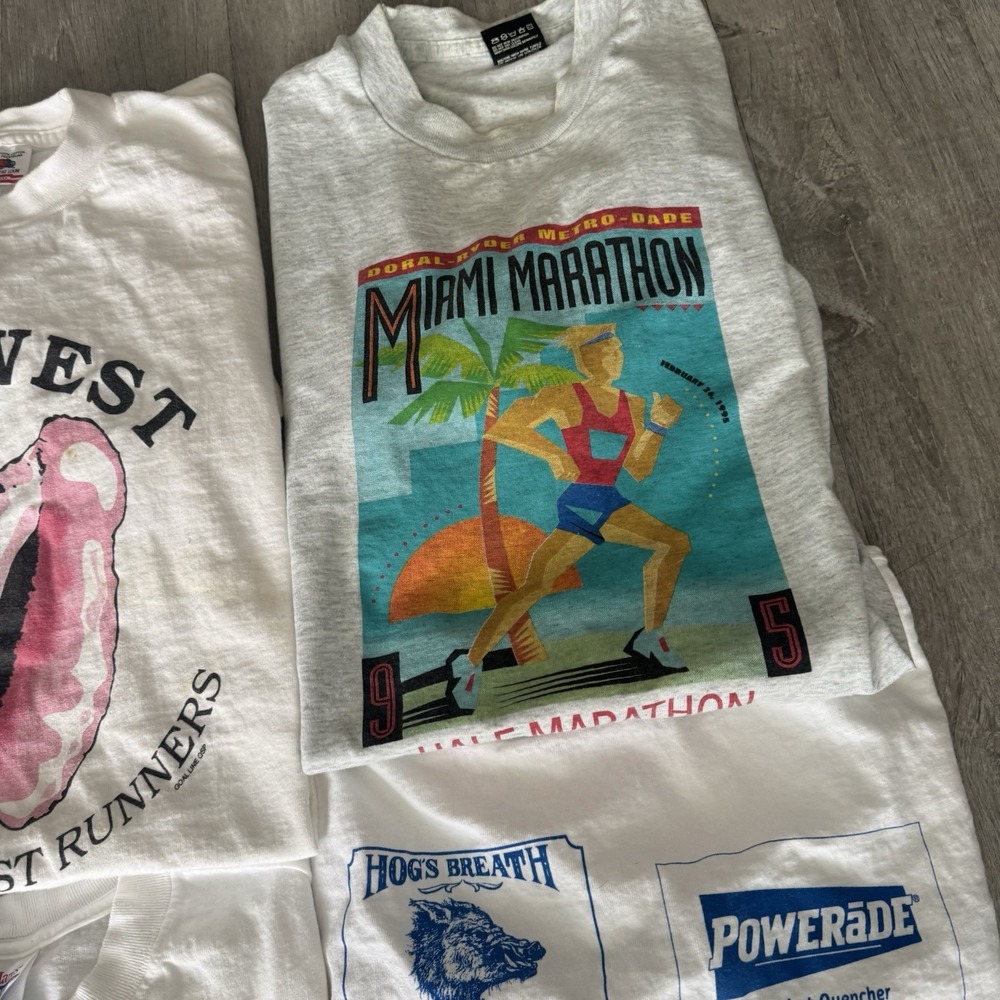 Vintage Lot of 16 Rare Key West Marathon Race Running Shirts Tees 5k, 7 Mile - Picture 6 of 16